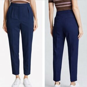 Theory Wool Dark Blue Pants Trousers Size 10